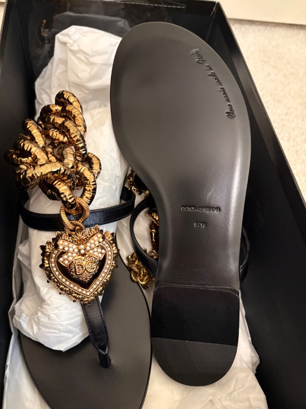 Brand new Dolce Gabanna sandals - Picture 2 of 4